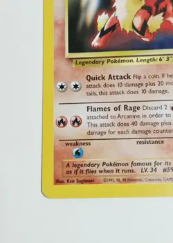 Arcanine #6 Pokemon League Wizards Black Star Promo Rare 2000 LP+ - Image 5