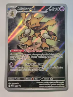 Pokemon TCG Alakazam Black Star Promo 009 Holo Promo - Image 2