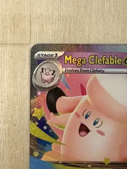 Mega Clefable Ex Holo Mega Evolution Black Star Promo 072 Pokemon TCG - Image 3