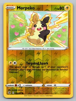 Pokemon TCG SWSH08: Fusion Strike Morpeko (109) 109/264 Reverse Holo - Image 1