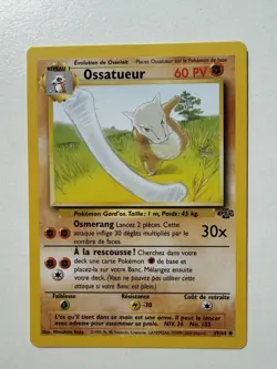 Pokemon Marowak 39/64 Jungle French Ossatueur Vintage WOTC LP/NM - Image 1
