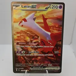The Pokemon Company Latias ex 239/191 SV08 Surging Sparks SAR Holo EN 210HP - Image 1