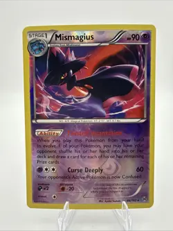 Reverse Holo Mismagius 66/162 XY - BREAKthrough Holo Rare Pokemon TCG Card - Image 1