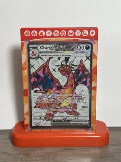 Charizard EX SVP056 Scarlet Violet Promo NM in UP Display Case Pokemon TCG - Image 1