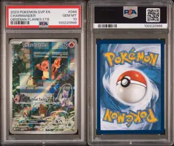 Pokemon Charmander Obsidian Flames ETB Promo SVP EN 044 PSA 10 Gem Mint - Image 1