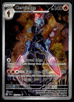 Ceruledge 197/191 Illustration Rare Surging Sparks Pokemon Holo NM - Image 1