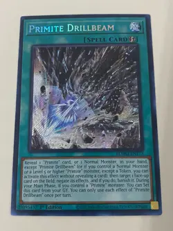 Yugioh - Primite Drillbeam x 3 - 1st Edition Secret Rare NM - Free Holo Card B - Image 4