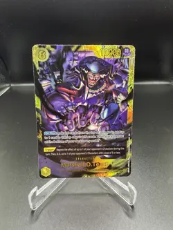 One Piece The Time Of Battle MARSHALL. D. TEACH OP16-119 Secret Rare English CCG - Image 1