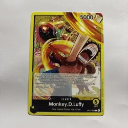 One Piece TCG Monkey.D.Luffy OP15-098 Leader English 5000 Power - Image 1