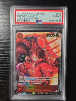 2023 One Piece OP-05 Awakening of a New Era Card #012 Alternate Art PSA 10 - Image 1