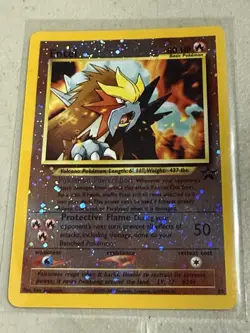 Lot of 7 WoTC Black Star Promo Pokemon Cards Entei Unown Cleffa Mewtwo Igglybuff - Image 2