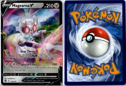 Pokemon Card - Magearna V Silver Tempest 128/195 2022 V Rare Holo Near Mint - Image 3