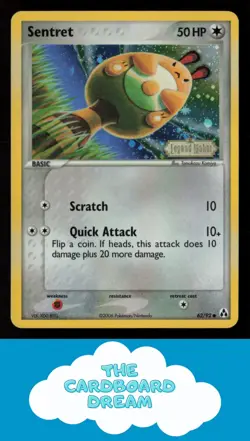 Sentret Legend Maker STAMPED Reverse Holo #62/92 Pokemon Card - Image 1