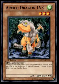 Armed Dragon LV3 Structure Deck: Dragunity Legion SDDL-EN018 MP YuGiOh TCG | Buy - Image 1