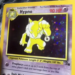 🔥PSA 8 Hypno #8 Fossil Set Holo Foil Rare 1999 Pokemon Card Collection WOTC #8 - Image 5