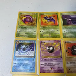 15 Fossil Pokemon TCG Cards 1999 Wizards Golem Weezing Seadra Golduck Gastly - Image 2