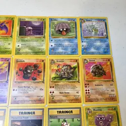 15 Fossil Pokemon TCG Cards 1999 Wizards Golem Weezing Seadra Golduck Gastly - Image 3
