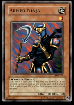 Armed Ninja The Legend of Blue Eyes White Dragon LOB-106 MP YuGiOh TCG | Buy 10 - Image 1