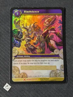 World of Warcraft WoW TCG Slashdance Drums Loot Card 1/3 Unscratched - Image 1
