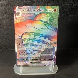 Sandaconda VMAX 206/198 Rainbow Rare Chilling Reign Pokemon Card - Image 1