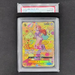 ONE PIECE CARD GAME CCG NAMI EMPERORS IN THE NEW WORLD SP OP08-106 SR PSA10 - Image 1