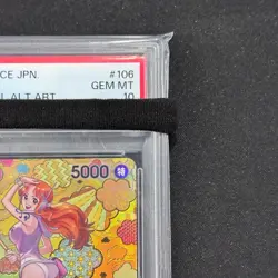 ONE PIECE CARD GAME CCG NAMI EMPERORS IN THE NEW WORLD SP OP08-106 SR PSA10 - Image 3