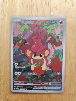 Pokemon TCG Pansear Illustration White Flare Card 099/086 - Image 1