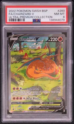 PSA 8 Charizard V SWSH260 SWSH: Sword & Shield Promo Cards Holo - Image 2