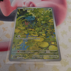 Scarlet & Violet 151 Bulbasaur Ivysaur Venusaur ex Full Art Holo 3 Card Lot - Image 1