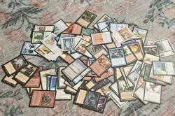 Vintage Magic The Gathering Card Lot 115 Give Or Take. MTG See Photos - Image 1