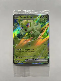 Sprigatito ex 087 Sv: Scarlet & Violet Promo Cards Holo Sealed Black Star Promo - Image 1