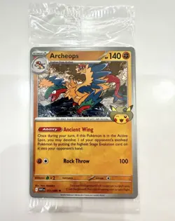 Pokemon Chicago Field Museum Fossil Exhibit Archeops Promo Card - Sealed - Image 1