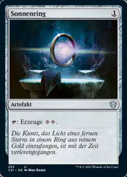 Sol Ring (Sonnenring) (EX/NM) GERMAN MTG Discount: 5+ Magic Singles - Image 1