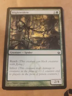 MTG Magic the Gathering Blightwidow (77/161) Mirrodin Besieged LP BULK DISCOUNT - Image 1