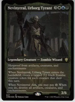 Nevinyrral, Urborg Tyrant (Foil Etched) Foil R Commander Legends 607 LP - Image 1