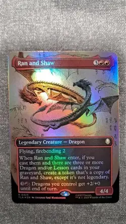 Ran and Shaw (Borderless) Avatar: The Last Airbender Foil - Image 1