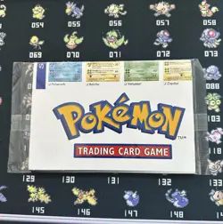 1998 POKEMON PlaymatChecklist PosterShadowless Base Set TCGFACTORY SEALED - Image 1