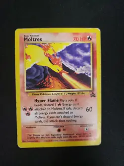 Pokemon TCG Moltres Wizards Black Star Promos 21 Regular Promo HP - Image 1