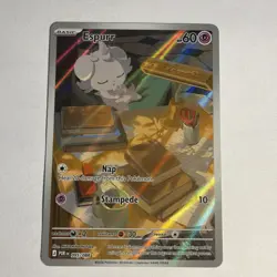 Pokemon TCG: Espurr 95/88 NM Illustration Rare Perfect Order - Image 1