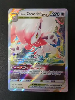 Pokemon Lost Origin #147/196 Hisuian Zoroark VSTAR Full Art Foil Ultra Rare - Image 1