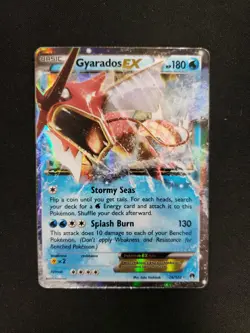 Gyarados EX 26/122 Holo EX Rare BREAKpoint Pokemon Damaged - Image 1