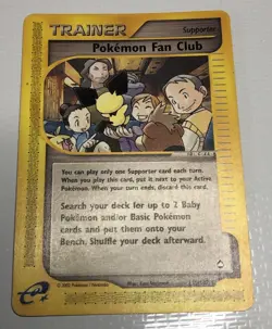 Pokemon Fan Club Trainer 130/147 Aquapolis Non-Holo Uncommon LP or Better - Image 1