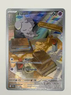 Pokemon TCG Espurr 95/88 Illustration Rare Perfect Order - Image 1