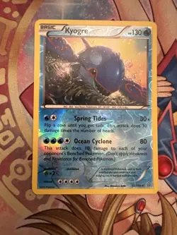 Pokemon TCG - Kyogre Reverse Holo Rare 53/160 Primal Clash VLP - Image 1