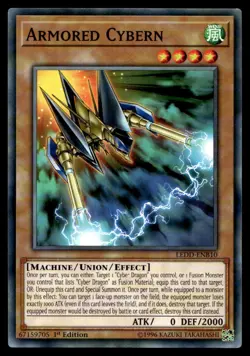 Armored Cybern Legendary Dragon Decks LEDD-ENB10 MP YuGiOh TCG | Buy 10 Get 10 F - Image 1