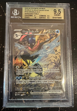 Pokemon TCG Greninja ex #132 SVP SFA Special Illustration Rare BGS 9.5 Gem Mint - Image 1