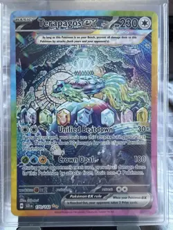 Terapagos ex 170/142 SV07 Stellar Crown SIR Holo EN The Pokemon Company - Image 1