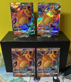 Charizard GX SM211 NM LOT of 4 Hidden Fates Black Star Promo Pokemon TCG - Image 1