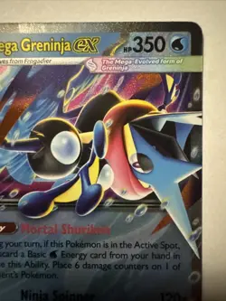 Pokemon Mega Greninja EX 22/086 ME04 Chaos Rising Holo Combined Shipping - Image 3