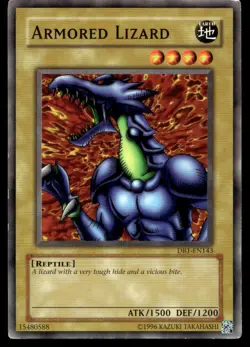 Armored Lizard Dark Beginning 1 DB1-EN143 MP YuGiOh TCG | Buy 10 Get 10 Free - Image 1